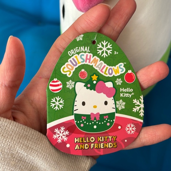 Original SquishMallows Hello Kitty Christmas Size 8 “ Inch 2024 NWTS - Picture 3 of 10